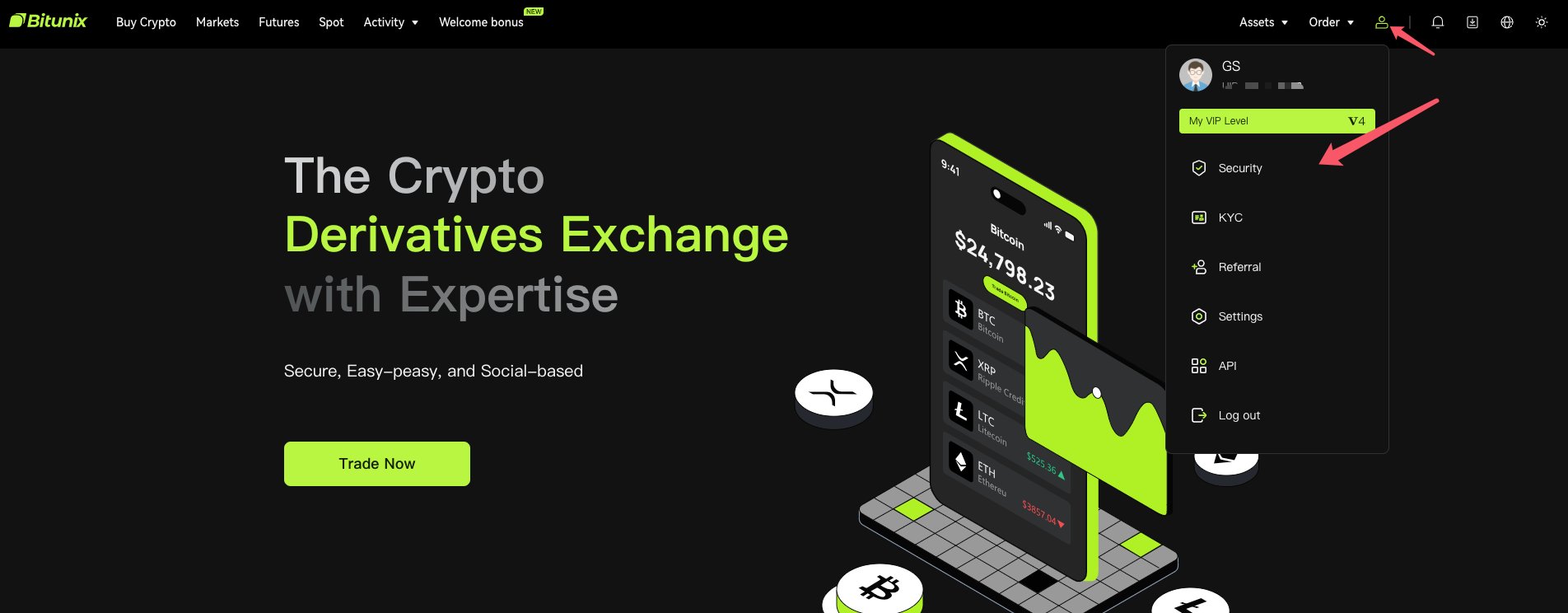 آموزش ثبت نام صرافی Bitunix