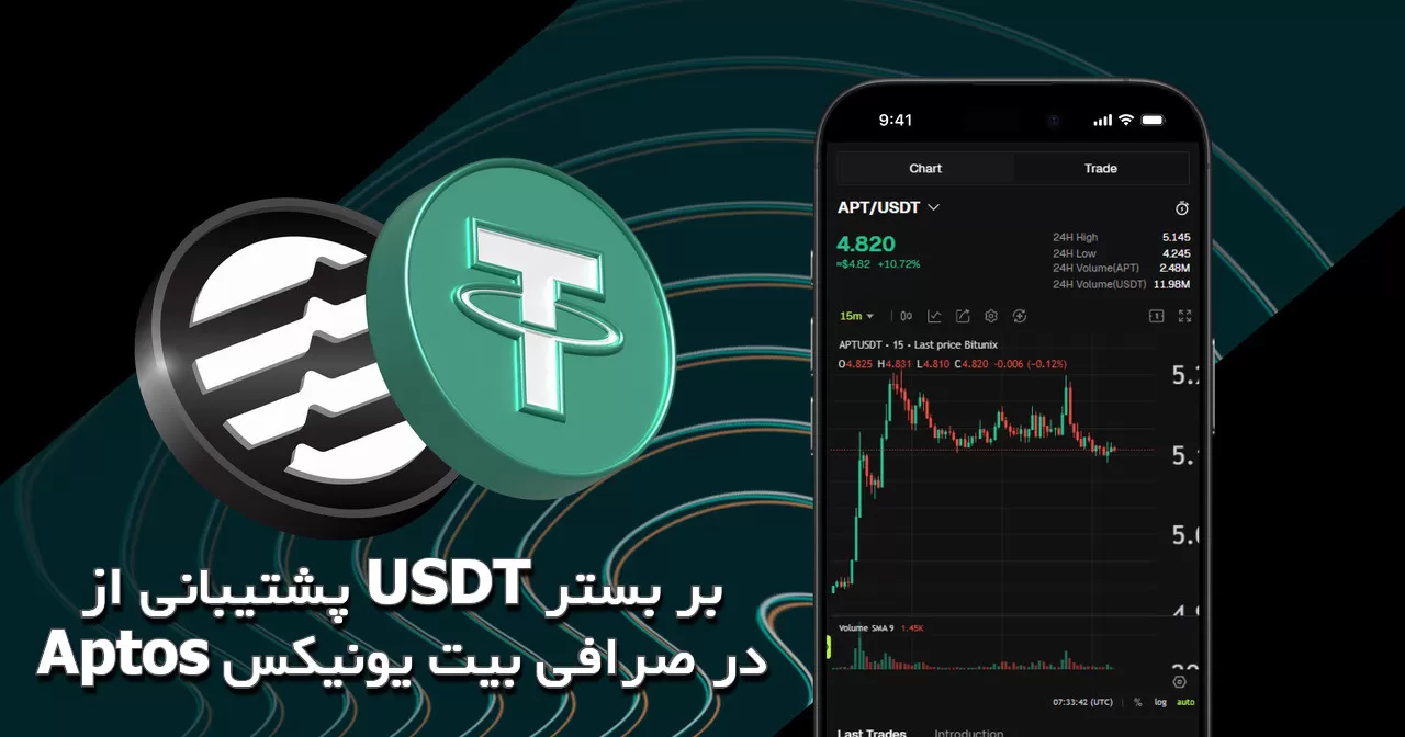 پشتیبانی از USDT بر بستر Aptos در صرافی بیت یونیکس